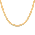 14K Yellow Gold 5mm Herringbone Necklace 20 Inches 9.30 Grams - Sticky add to cart bar
