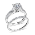 14K White Gold Diamond G-H I3 Set of 2 Ring 4.65 Grams 1.00 ctw - Sticky add to cart bar
