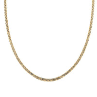 10K Yellow Gold 3mm Palma Chain Necklace 22 Inches 9.50 Grams