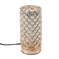 Gold Color Crystal Lamp (4.13"x4.13"x11.60") (without Bulb) - Sticky add to cart bar