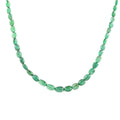 Rhapsody AAAA Zambian Emerald Beaded Necklace, Graduated Single Strand Beaded Necklace, 18 Inch Necklace In 950 Platinum 60.00 ctw - Sticky add to cart bar