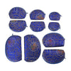 Royal Blue Flower Print