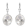 Polki Moissanite Solitaire Stud Earrings in Platinum Over Sterling Silver - Sticky add to cart bar