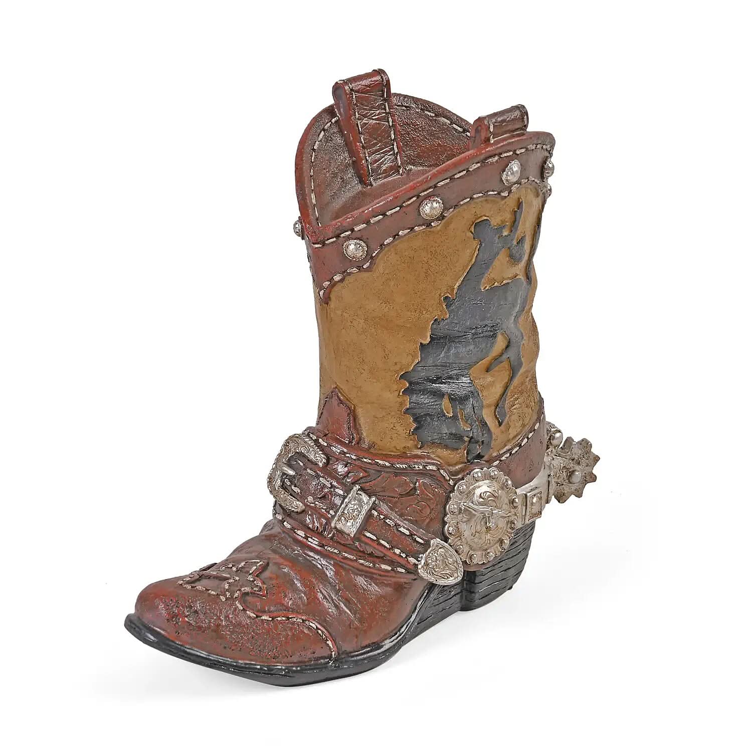 Polyresin Boot Lamp (10.03"x3.97"x8.74")