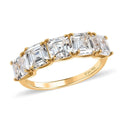 Moissanite Solitaire Ring in Vermeil Yellow Gold Over Sterling Silver (Size 10.0) 3.20 ctw - Sticky add to cart bar
