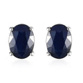 Madagascar Blue Sapphire (DF) Earrings in Platinum Over Sterling Silver 2.00 ctw - Sticky add to cart bar
