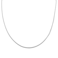 Italian Sterling Silver Franco Necklace 20 Inches 5.7 Grams