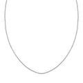 Italian Rhodium Over Sterling Silver Brillantina Necklace (18 Inches) (2 g) - Sticky add to cart bar