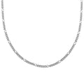 Italian Sterling Silver Miami Figaro Necklace 24 Inches 25.20 Grams - Sticky add to cart bar