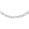 Italian Sterling Silver Link Necklace 24 Inches 12.40 Grams - Sticky add to cart bar