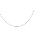Made in Italy Italian Sterling Silver Curb Super Flat Necklace 18 Inches 5.40 Grams - Sticky add to cart bar