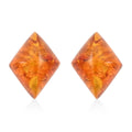 Baltic Amber Solitaire Stud Earrings in Sterling Silver - Sticky add to cart bar