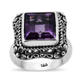 Bali Legacy Rose De France Amethyst Ring in Sterling Silver 5.10 ctw - Sticky add to cart bar