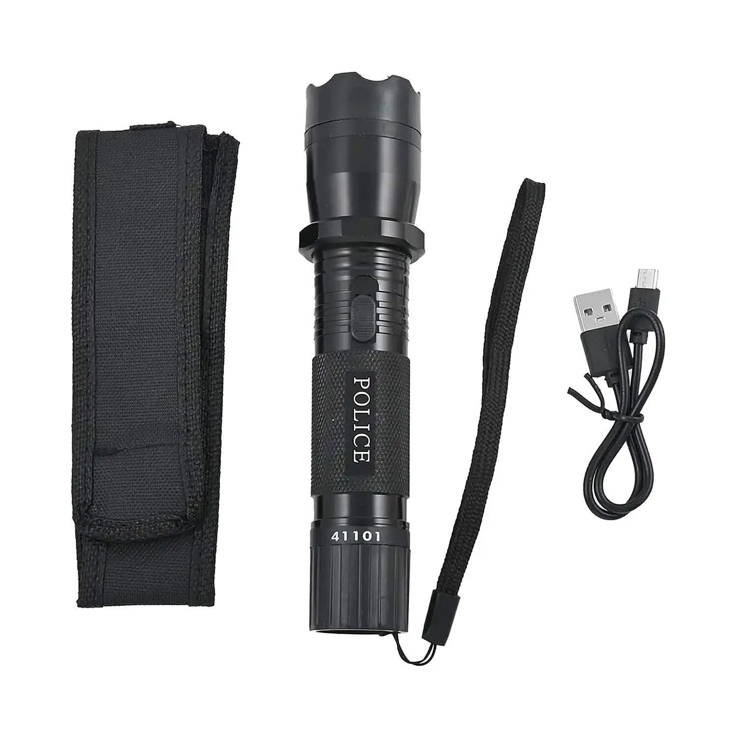 Black LED Flashlight & Stun Gun