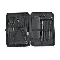 Doorbuster 20 in 1 Stainless Steel Manicure Grooming kit - Purple (6.1"x2.8"x0.98")