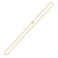 24K Yellow Gold 2mm Link Chain Necklace 20 Inches 3.65 Grams - Sticky add to cart bar