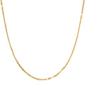 24K Yellow Gold 2mm X Link Chain Necklace 20 Inches 3.10 Grams - Sticky add to cart bar