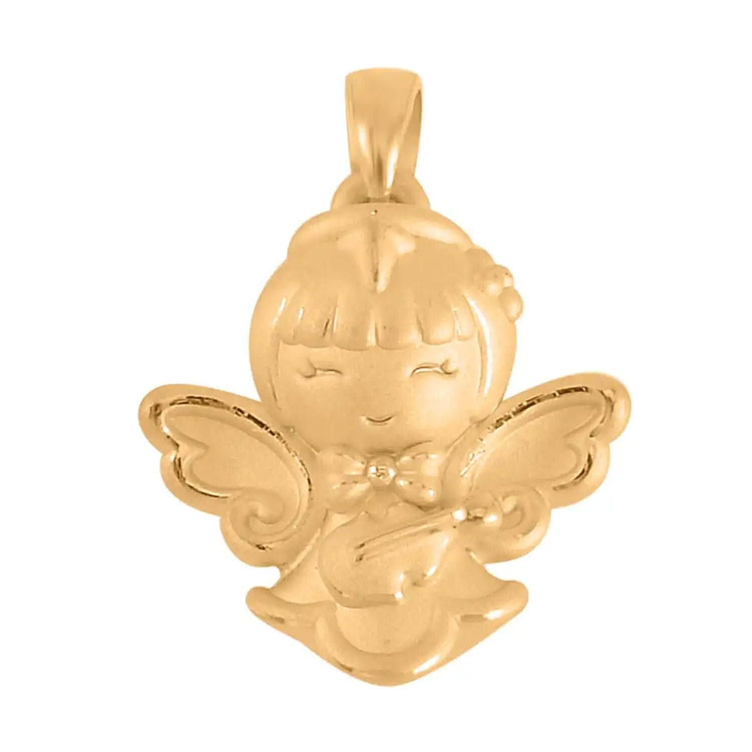 Electroform Children Angel Pendant in 24K Yellow Gold 2 Grams