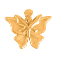 Electroform Butterfly Pendant in 24K Yellow Gold 2.10 Grams