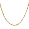 10K Yellow Gold 3mm Rope Chain Necklace 20 Inches 8.20 Grams - Sticky add to cart bar