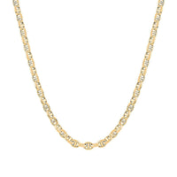 14K Yellow Gold 3mm Filk Chain Necklace 18 Inches 4.45Grams