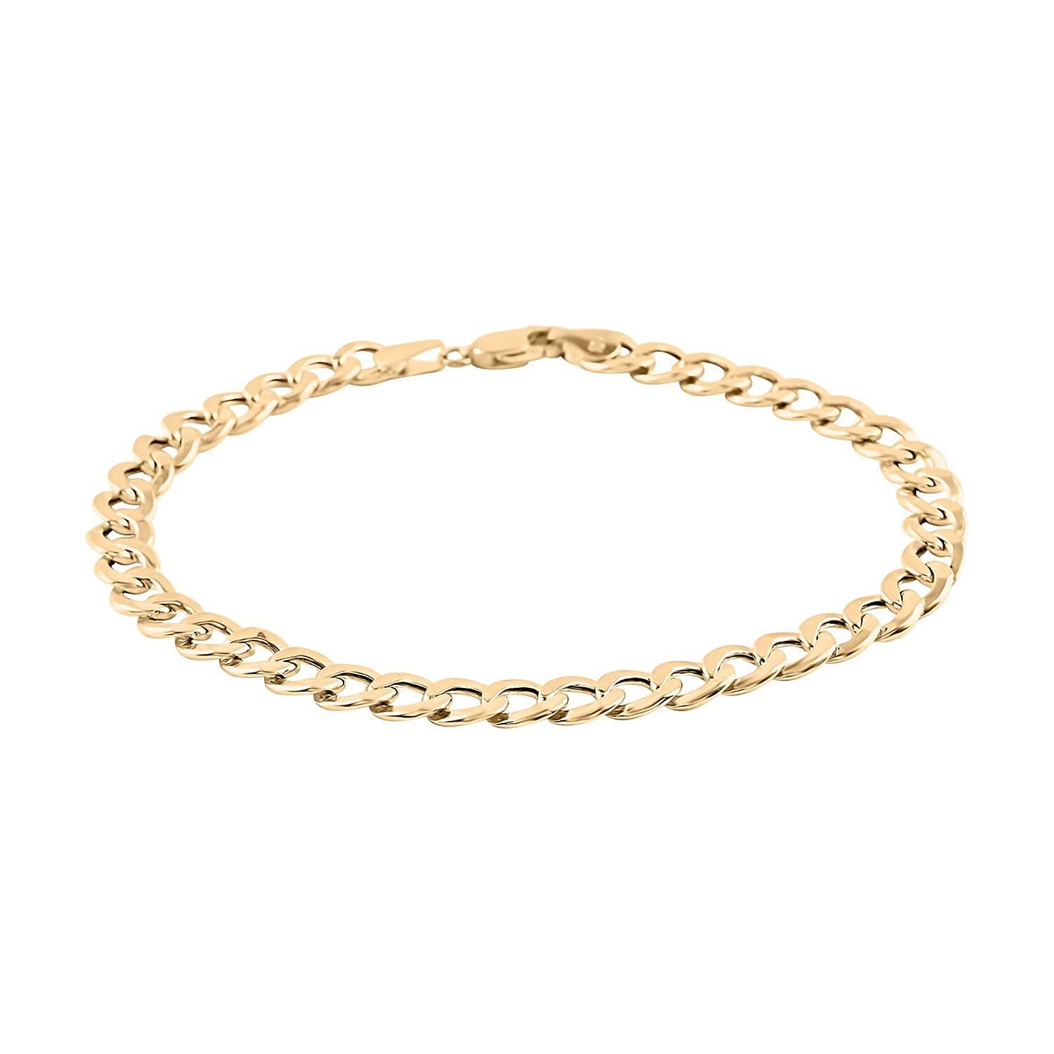 10K Yellow Gold 6.5mm Curb Bracelet (8.00 In) 5.5 Grams