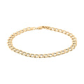 10K Yellow Gold 6.5mm Curb Bracelet (8.00 In) 5.5 Grams - Sticky add to cart bar