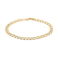 10K Yellow Gold 6.5mm Curb Bracelet (8.00 In) 5.5 Grams