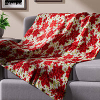 Blooming Flower Printed Flannel Single Layer Blanket 100% polyester (59.05"x78.74")