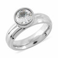 Simulated Multi Color Diamond Interchangeable Ring in Stainless Steel 5.00 ctw - Sticky add to cart bar