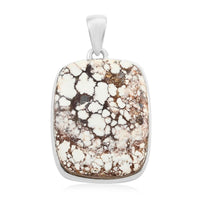 Magnesite Pendant in Sterling Silver 51.50 ctw