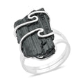 Made in Brazil Tourmaline Ring in Silvertone 38.00 ctw - Sticky add to cart bar