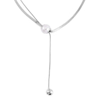 White Shell Pearl Necklace