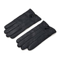 Blue Sheep Leather Gloves with first 2 fingers Screen Touch - Sticky add to cart bar