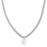 White Shell Pearl Necklace 20-22 Inches