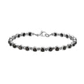 Elite Shungite Bracelet in Stainless Steel (8.00 In) 3.25 ctw - Sticky add to cart bar