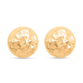 14K Yellow Gold 6mm Diamond-cut Ball Stud Earrings 0.90 Grams - Sticky add to cart bar