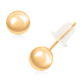 10K Yellow Gold 5mm Stud Earrings 0.12 Grams - Sticky add to cart bar