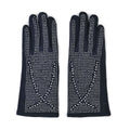 Black 70% Cashmere Wool and 30% Polyster Gloves with Touch Screen Function (9.05"x3.93") - Sticky add to cart bar