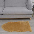 HOMESMART Brown Faux Fur Carpet (23.6"x35.4") - Sticky add to cart bar