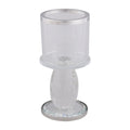 Black Round Cup Crystal Candle Holder (2.56"x2.56"x5.71") - Sticky add to cart bar