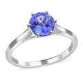 Certified & Appraised Luxoro 14K White Gold AAA Tanzanite and G-H I2 Diamond Ring 3.20 Grams 2.75 ctw - Sticky add to cart bar