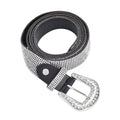 Silver Color Crystal Belt with Buckle (47.2") - Sticky add to cart bar