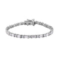 Moissanite Tennis Bracelet in Platinum Over Sterling Silver (6.50 In) 7.35 ctw - Sticky add to cart bar