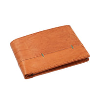 Black Genuine Leather RFID Bi-fold Men's Wallet (4.5"x3.75")