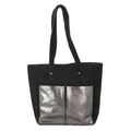 "100% Genuine Leather Tote Bag Color:Black Size: 11.5Lx13Hx4W INCH" - Sticky add to cart bar