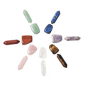 Collectors Variety Pack of Gems (2 Pieces Of Each: Aventurine, Yellow Tiger's Eye, Rose Quartz, Amethyst, Crystal, Red Jasper, Lapis Lazuli) 550ctw - Sticky add to cart bar