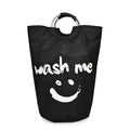 Black Laundry Bag with Aluminum Handle (15"x28.35") - Sticky add to cart bar