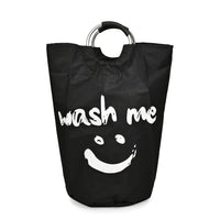 Black Laundry Bag with Aluminum Handle (15"x28.35")