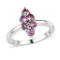 Narsipatnam Purple Spinel Ring in Platinum Over Sterling Silver 0.75 ctw - Sticky add to cart bar